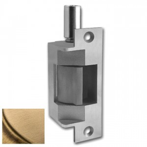 HES 7127512D606LBMLCM 75 12VDC Electric Strike with LBMLCM Latchbolt Monitor - Satin Brass