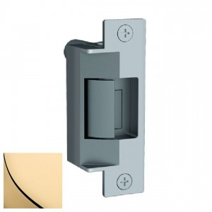 HES 732F24D605 24VDC Fail Safe Electric Strike - Bright Brass