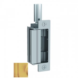 HES 74275612 75 Faceplate for 700 Strike - Satin Bronze