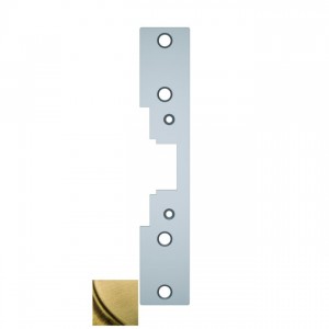 HES 792606 Faceplate for 7000 Strike - Satin Brass