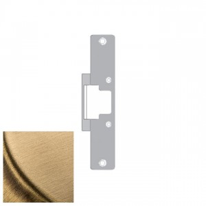 HES 802606 Faceplate for 8000 Strike - Satin Brass