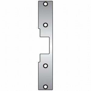 HES J2629 J2 Faceplate for 1006 Strike - Bright Stainless Steel