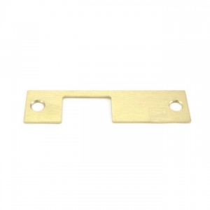 HES KM606 KM Faceplate for 1006 Strike - Satin Brass