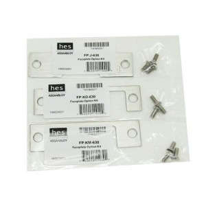 HES LBKIT630 LB Faceplate for 1006 Strike - Satin Stainless Steel