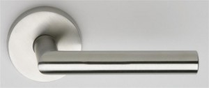 Omnia 12 PR Stainless Steel Privacy Lever