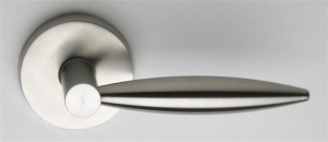 Omnia 28PA Stainless Steel Passage Lever