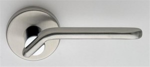 Omnia 38PR Stainless Steel Privacy Lever