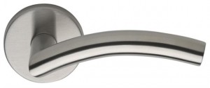 Omnia 45PA Stainless Steel Passage Lever