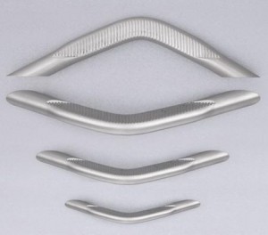 Omnia 9532/96 Stainless Steel - 3 3/4" Pull