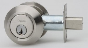 Omnia D9000 Single Cylinder Deadbolt