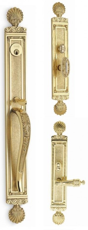 Omnia East Hampton Double Cylinder Enty Handle