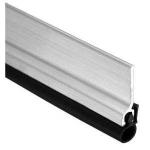 Pemko 303AS 80" Standard Perimeter Gasketing with Silicon Mill Aluminum