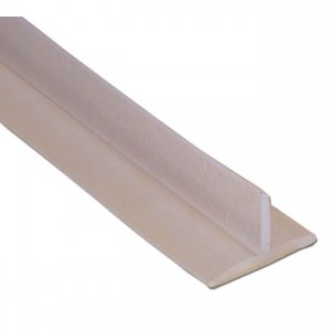 Pemko S771C8 8' PemkoPrene Adhesive Backed Fire and Smoke Gasketing Clear Aluminum