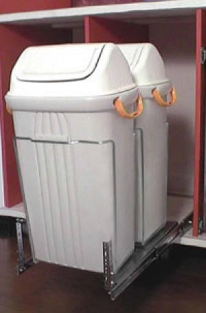 Reval Pull-out Double Waste Bin Set - 2098