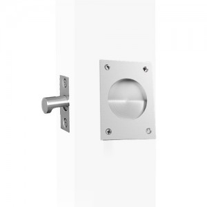 Accurate 161 Series Pocket Door Tubular Passage Set w/ Edge Pull