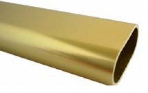 Extruded Aluminum 1 3/16" Oval Rod