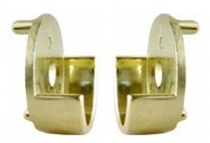 Open Round Flanges For 1 5/16" Aluminum Rod (Pair)