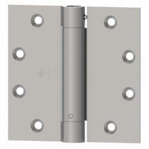 Hager 115041232 4-1/2" x 4-1/2" Full Mortise Single Acting Spring Hinge, # 028073 - Bright Stainless Steel