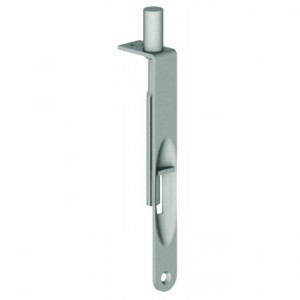 Hager 141426 Round Corner Flush Bolt, # 055570 - Bright Chrome