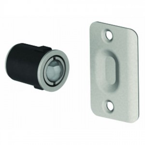 Hager 14474 Drive In Ball Catch with Strike, # 055638 - Satin Brass