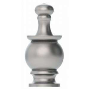 Hager 172843 4" Standard Weight Steeple Hinge Tip Kit - Bright Brass