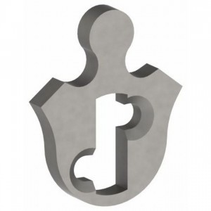 Hager 26397084 Cloverleaf Cam for Small Format Interchangeable Core