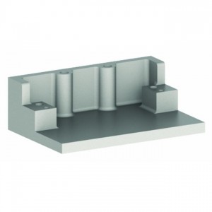 Hager 297M 5/8" Stop Mounting Bracket, # 053257 - Black