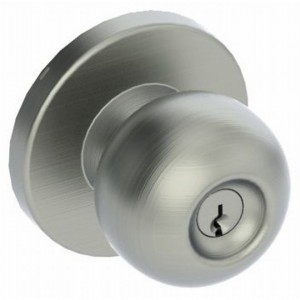 Hager 3553APO32D Apollo Knob Entry Cylindrical Lock - Satin Stainless Steel
