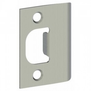 Hager 39344 Square Corner Full Lip Strike - Satin Brass