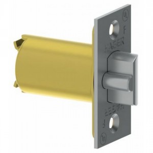 Hager 394410 2-3/4" Square Corner Dead Latch for 3400 Series - Satin Bronze