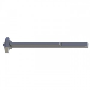 Hager 4701FRIM3632D 3' Fire Rated Exit Only Standard Duty Rim Exit Device # 115717 - Satin Stainless Steel