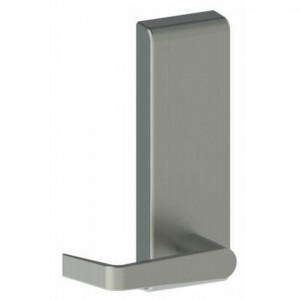 Hager 47BEWTNDBZL Blank Escutcheon Outside Exit Device Trim with Left Hand Reverse Withnell Lever # 092906 - Dark Bronze