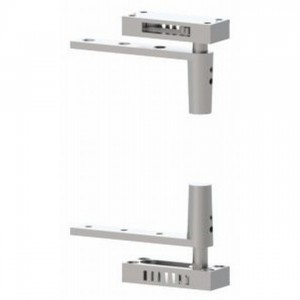 Hager 50014 Full Mortise Standard Weight Rack and Pinion Pivot - Bright Nickel