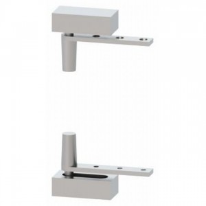 Hager 5514 Rack and Pinion Heavy Duty Pivot Set - Satin Brass