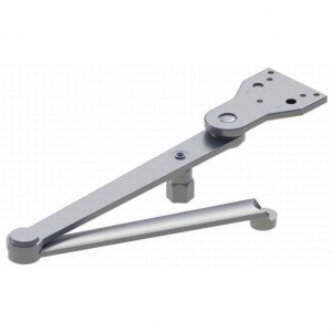 Hager 5906ALMR Right Hand Extra Heavy Duty Hold Open Stop Arm for 5200 and 5300 Series - Aluminum
