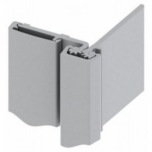 Hager 780054HD83CL 83" Half Surface Heavy Duty UL Roton Hinge Clear Anodized - Aluminum
