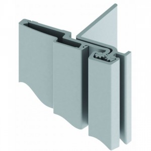 Hager 78021185HDDBA 85" Half Surface Heavy Duty Frame Leaf Wrap-Around Roton Hinge # 147618 - Dark Bronze