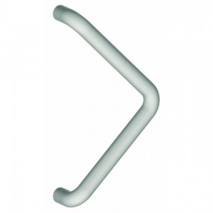 Hager 930B26D 90 Degree Door Pull with Back to Back Mounting and 14-5/32" Center to Center # 038630 - Satin Chrome