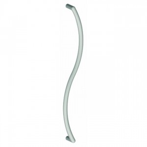 Hager 932P26 S Shaped Door Pull with 30" Center to Center - Bright Chrome