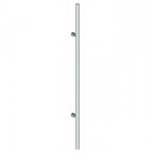 Hager 975B3BTB36 36" Vertical Pull with Back to Back Mounting and 20" Center to Center - Bright Brass