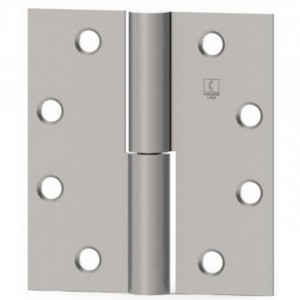 Hager AB93026DRH 4-1/2" x 4-1/2" Right Hand Full Mortise Heavy Weight Two Knuckle Concealed Anti Friction Bearing Hinge # 026705 - Satin Chrome