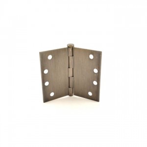 Hager WT12794510B 4" x 5" Wide Throw Square Corner Full Mortise Standard Weight Plain Bearing Hinge # 095062 - Oil Rubbed Bronze