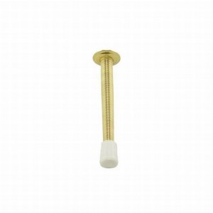 Ives 061 4" Flexible Door Stop - Bright Brass