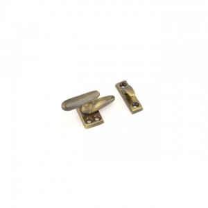 Ives 066 Casement Fastener with Multiple Strikes - Antique Brass