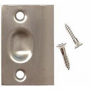 Ives 0953 Strike for 347 Ball Catch - Satin Nickel