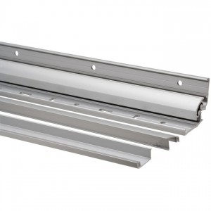 Ives 157XY 119" Heavy Duty Adjustable Full Surface Continuous Hinge - Aluminum