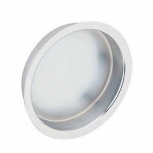 Ives 221B 2-1/8" Round Flush Pull - Bright Chrome