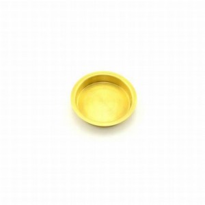 Ives 221B 2-1/8" Round Flush Pull - Satin Brass