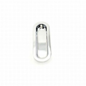 Ives 223B Oval Flush Pull - Bright Chrome