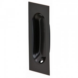 Ives 22B Rectangular Flush Pull - Oil Rubbed Bronze